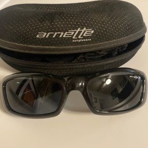 Men’s black Arnette sunglasses
